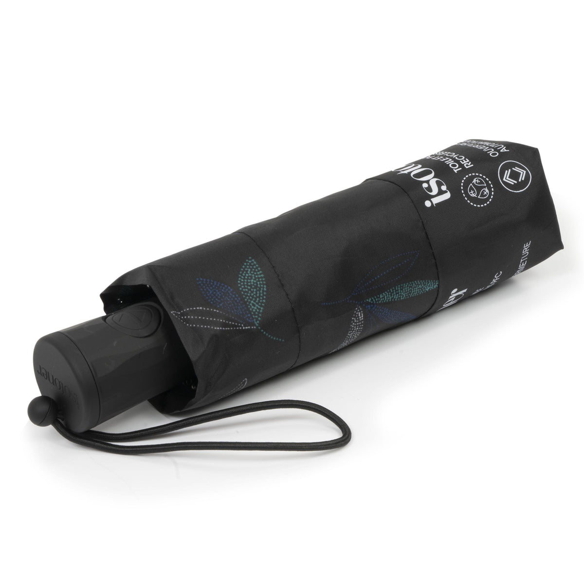 Paraguas plegable Automático Hojas verdes