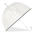 Paraguas Transparente Cúpula PVC/Negro