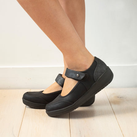 Bailarinas Mujer CONFORT PLUS babies Negro - Isotoner