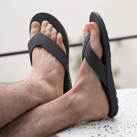 Chanclas sport Hombre confort Gris - Isotoner