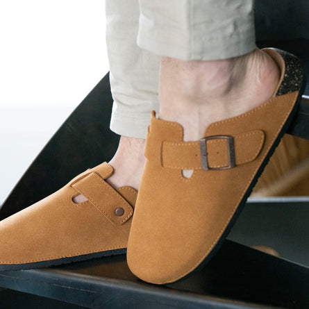Zuecos mules Hombre Camel - Isotoner