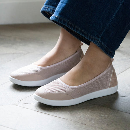 Bailarinas Mujer slip-on Rosa empolvado - Isotoner