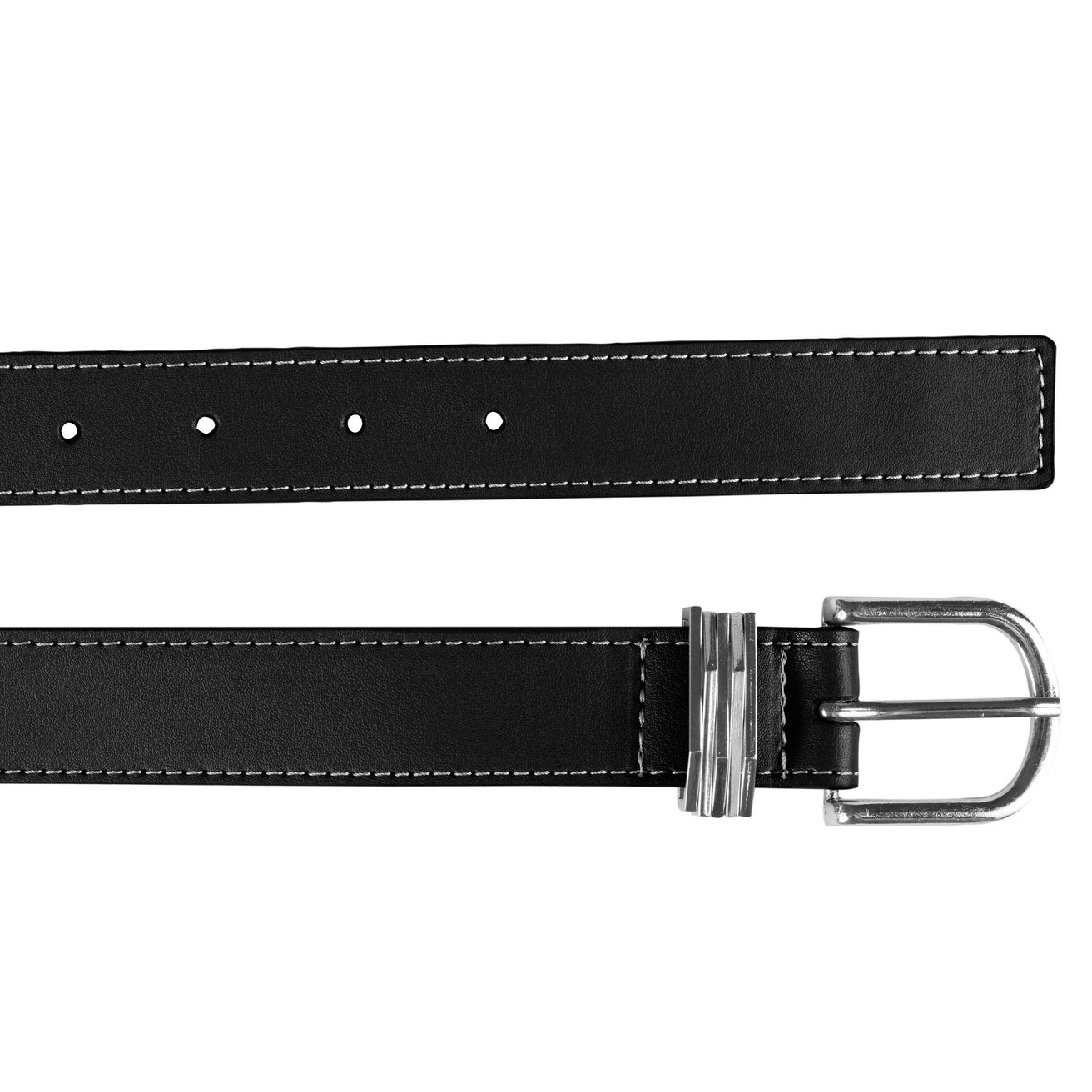 Cinturón Mujer liso joyas Negro