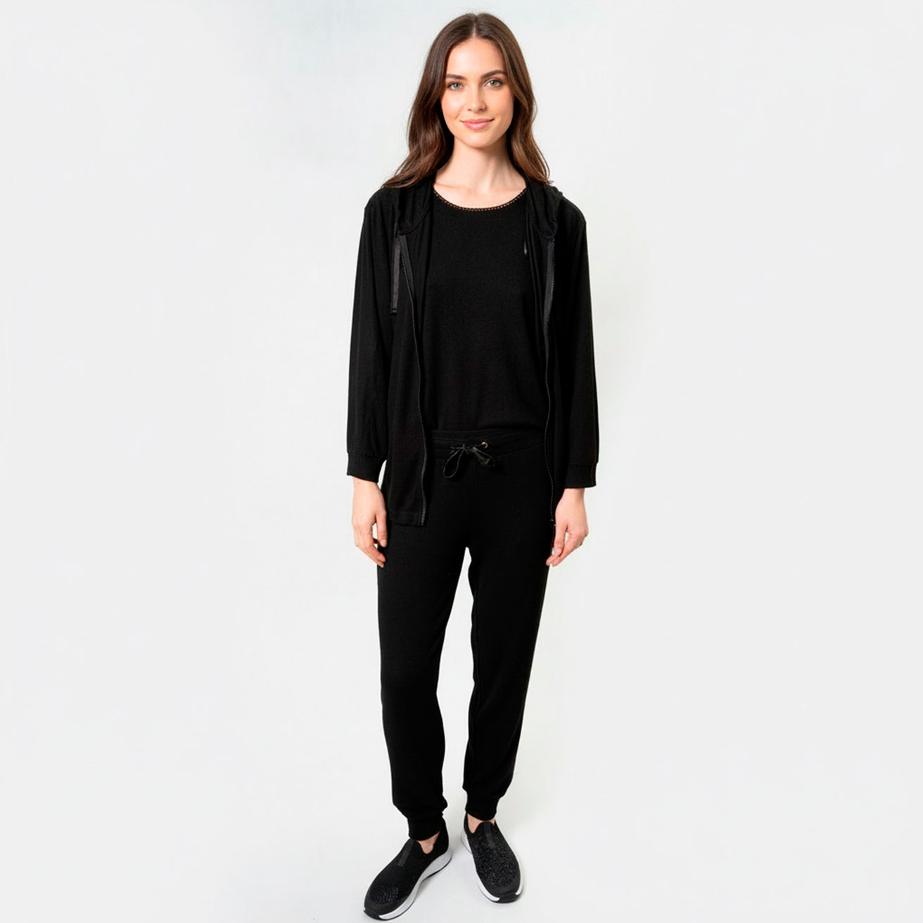 Pantalón jogger Mujer Negro