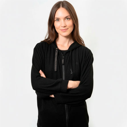 Sudadera con capucha Mujer Negro - Isotoner