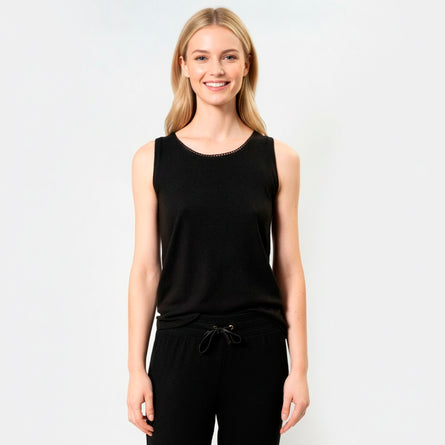 Camiseta sin mangas Mujer Negro - Isotoner