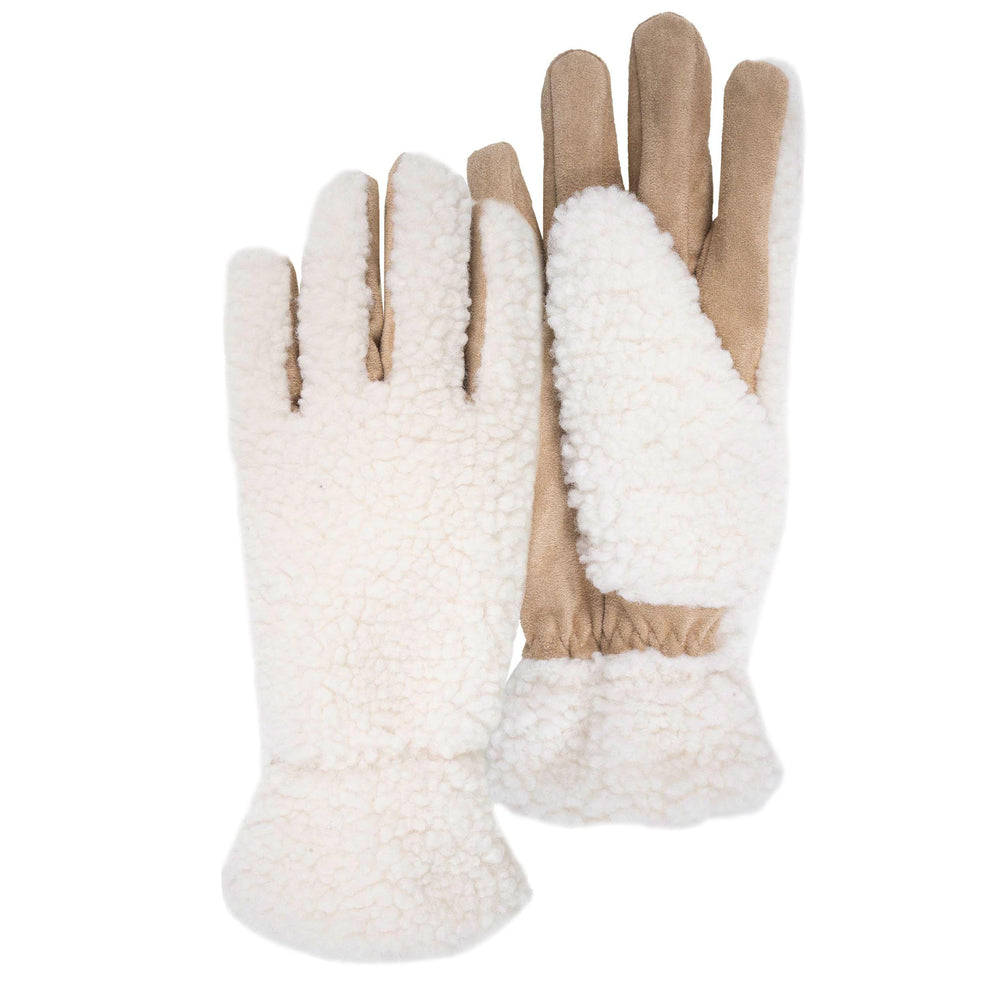Guantes Mujer Crema Sherpa - Isotoner