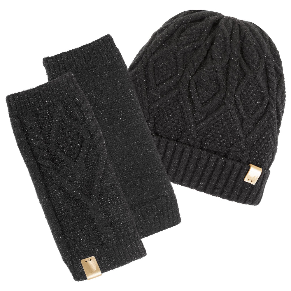 Mitones Mujer Malla largos Soft Touch lurex Negro - Isotoner