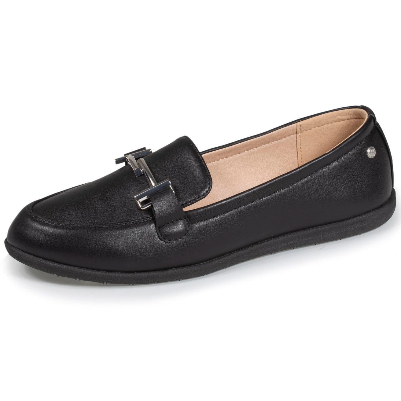 Mocasines Mujer accesorio plateado