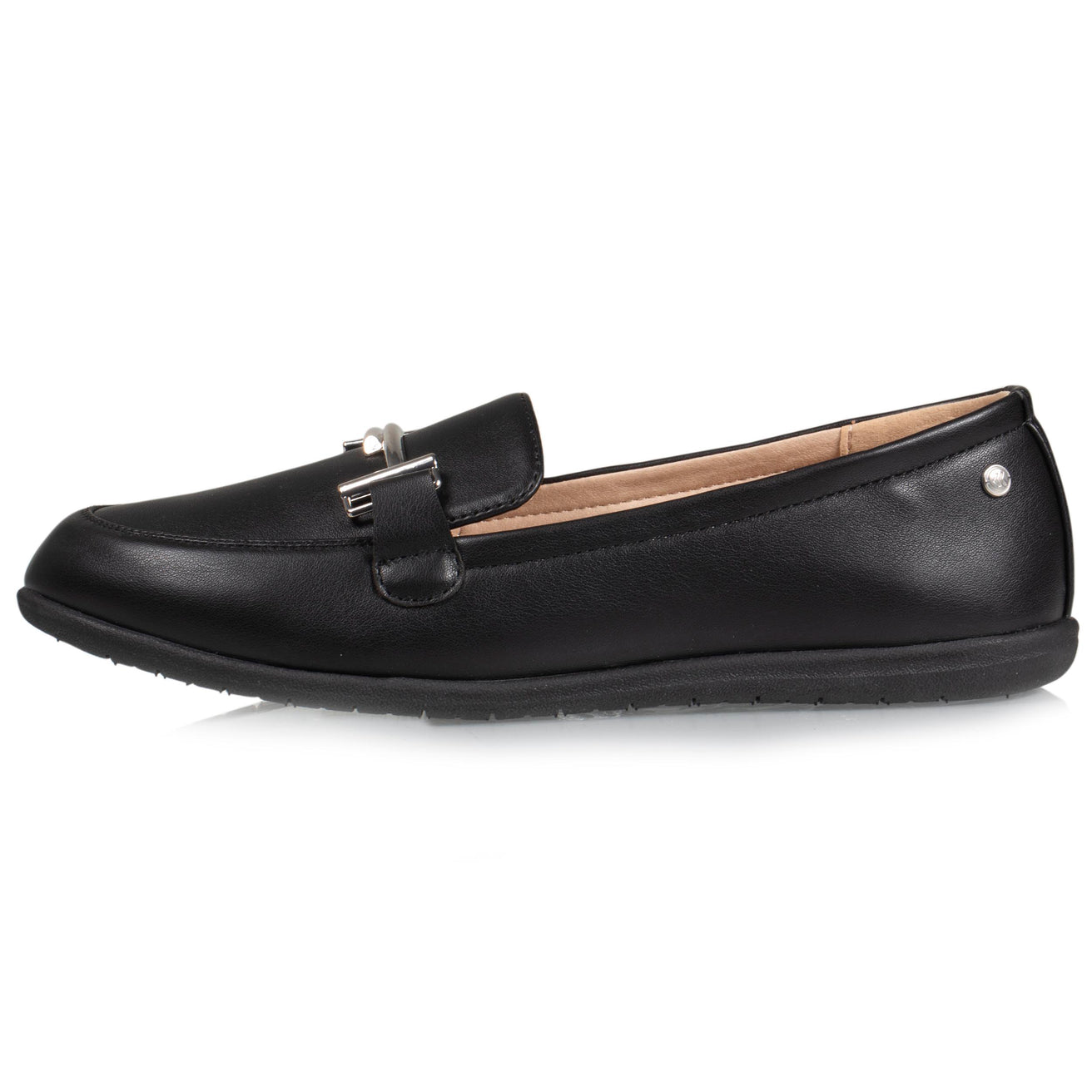 Mocasines Mujer accesorio plateado