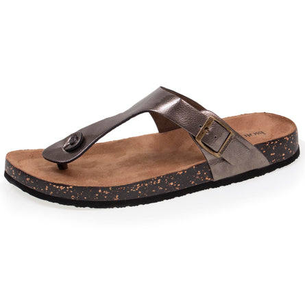 Sandalias chanclas Mujer Metalizado - Isotoner
