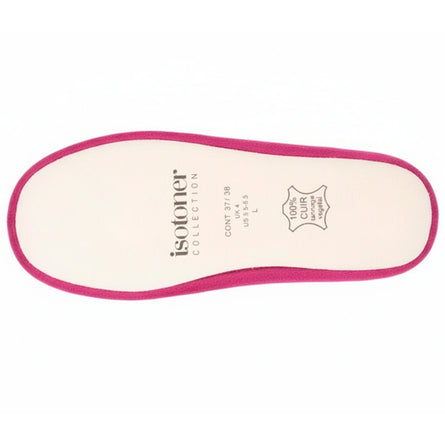 Zapatillas de casa bailarinas Mujer Frambuesa - Isotoner
