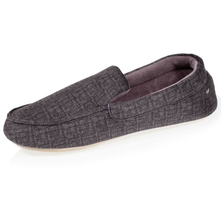 Zapatillas de casa mocasines Hombre suela blanda Gris - Isotoner