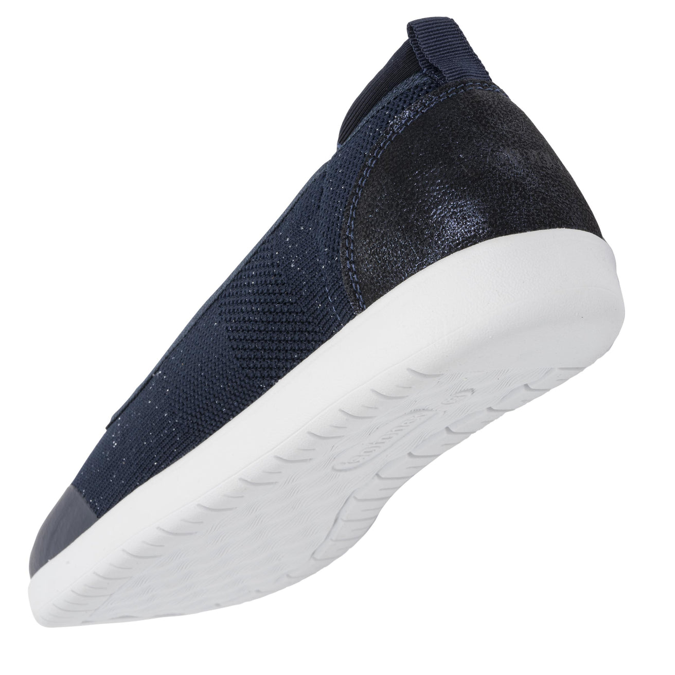 Bailarinas Mujer slip-on Marino lurex