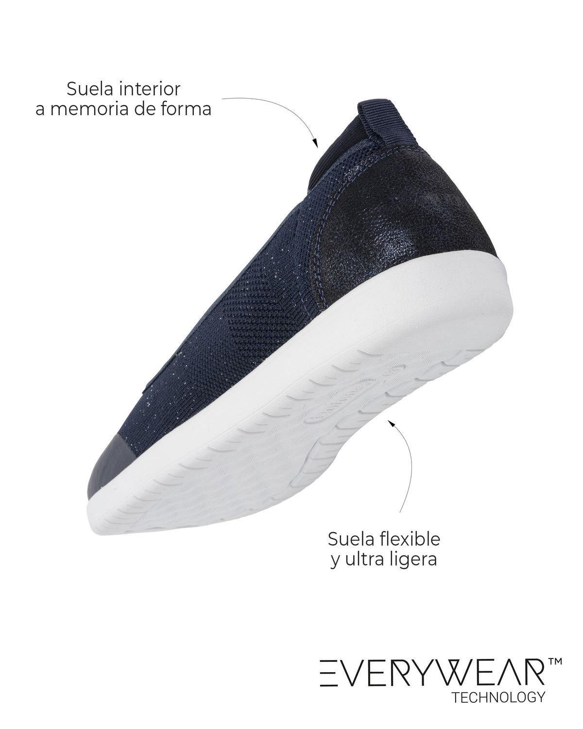 Bailarinas slip-on Mujer Blanco
