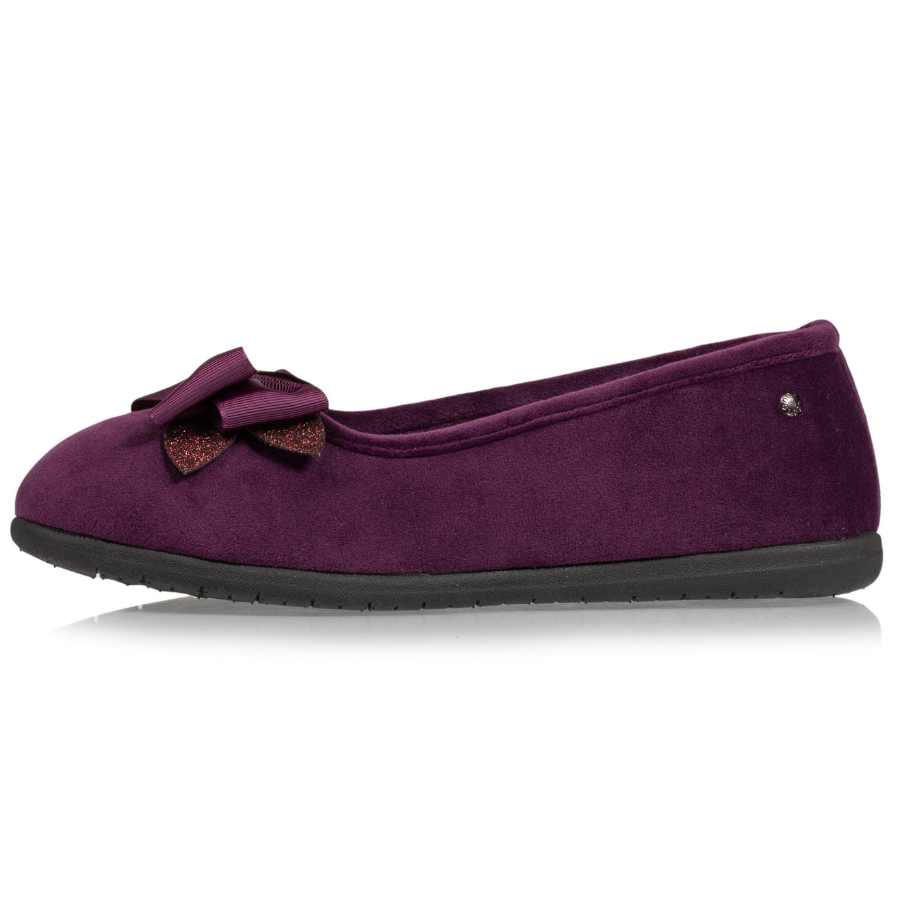 Zapatillas de casa bailarinas Mujer Berenjena