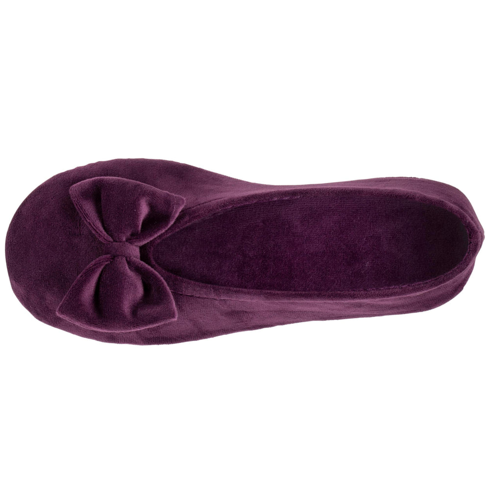 Zapatillas de casa Mujer Nudo berenjena - Isotoner