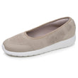 Bailarinas Mujer slip-on Beige jaspeado
