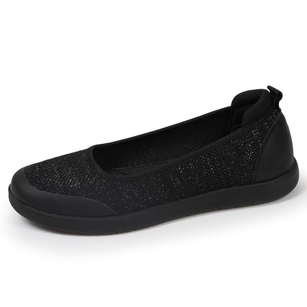 Bailarinas Mujer slip-on Lurex Negro - Isotoner