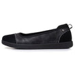 Bailarinas Mujer slip-on confort Negro Plata