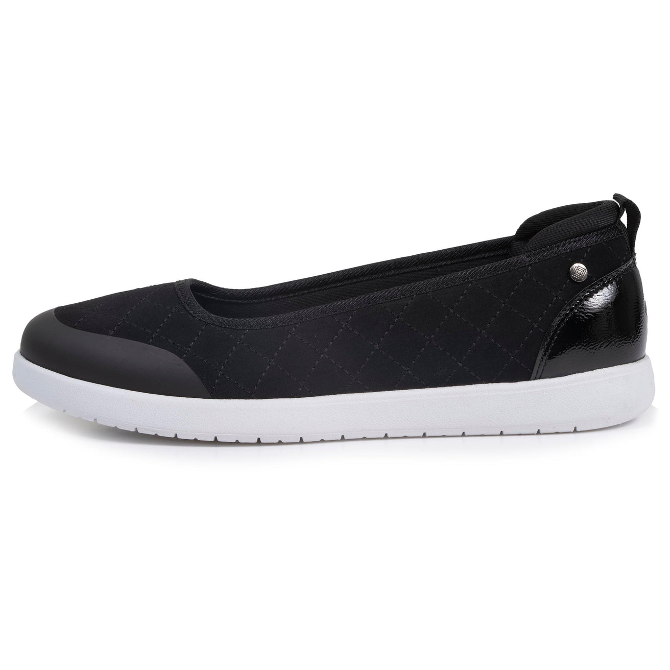 Bailarinas Mujer slip-on Negro Acolchado
