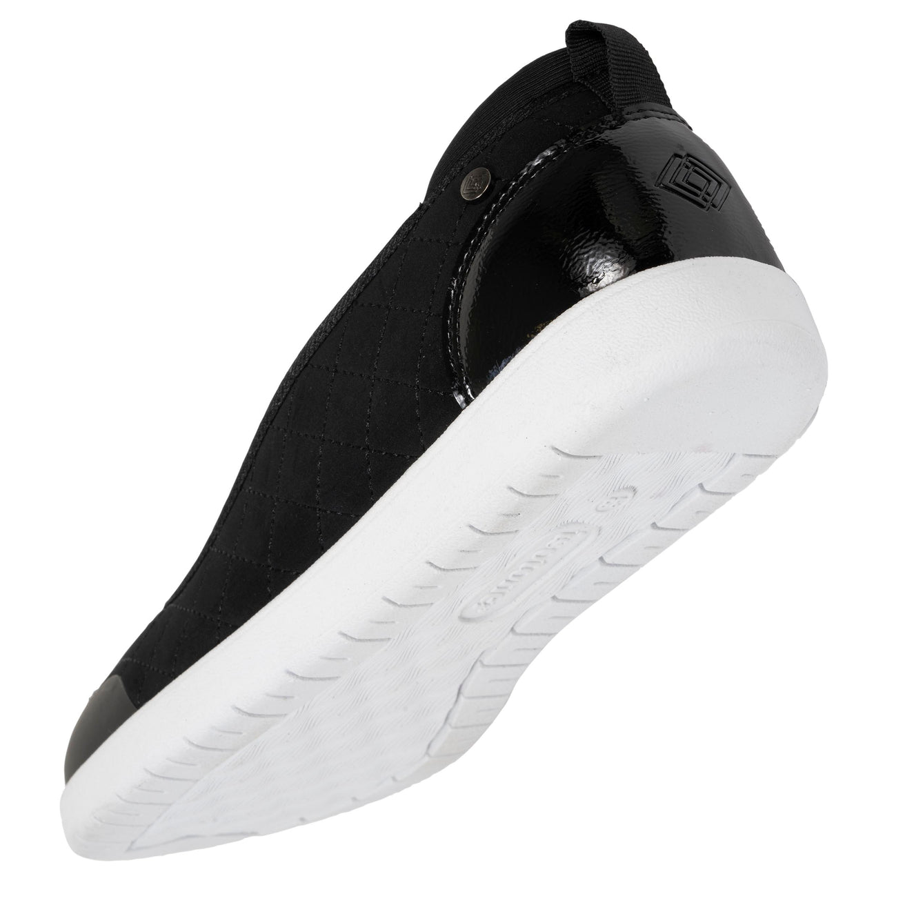 Bailarinas Mujer slip-on Negro Acolchado