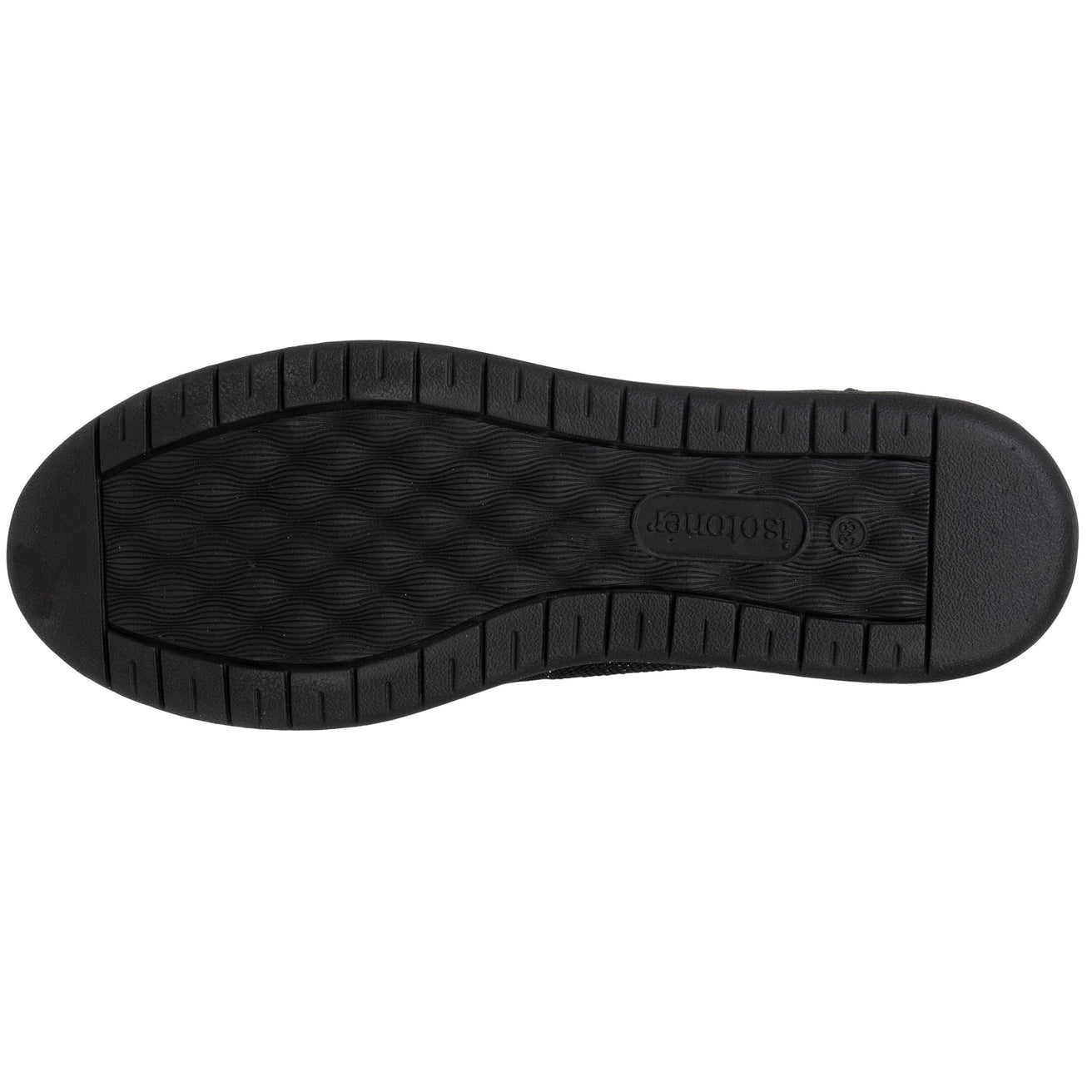 Bailarinas Mujer slip-on confort Negro Lurex