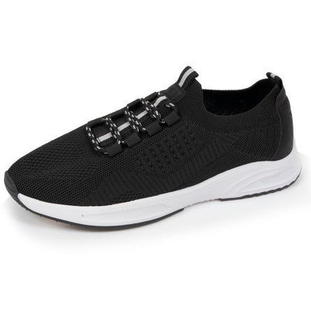 Tenis Confort Hombre sin cordones Negro - Isotoner