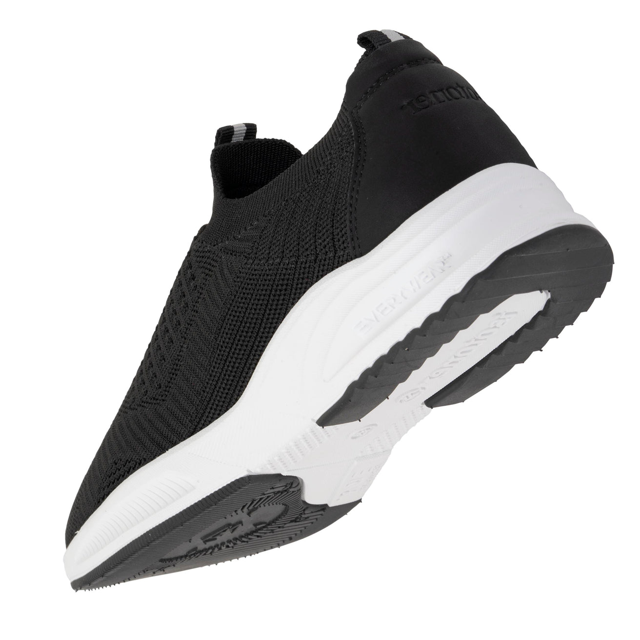 Tenis Confort Hombre sin cordones Negro
