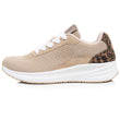 Tenis Mujer Confort Beige/Leopardo