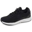 Tenis Mujer Confort cordones Negro