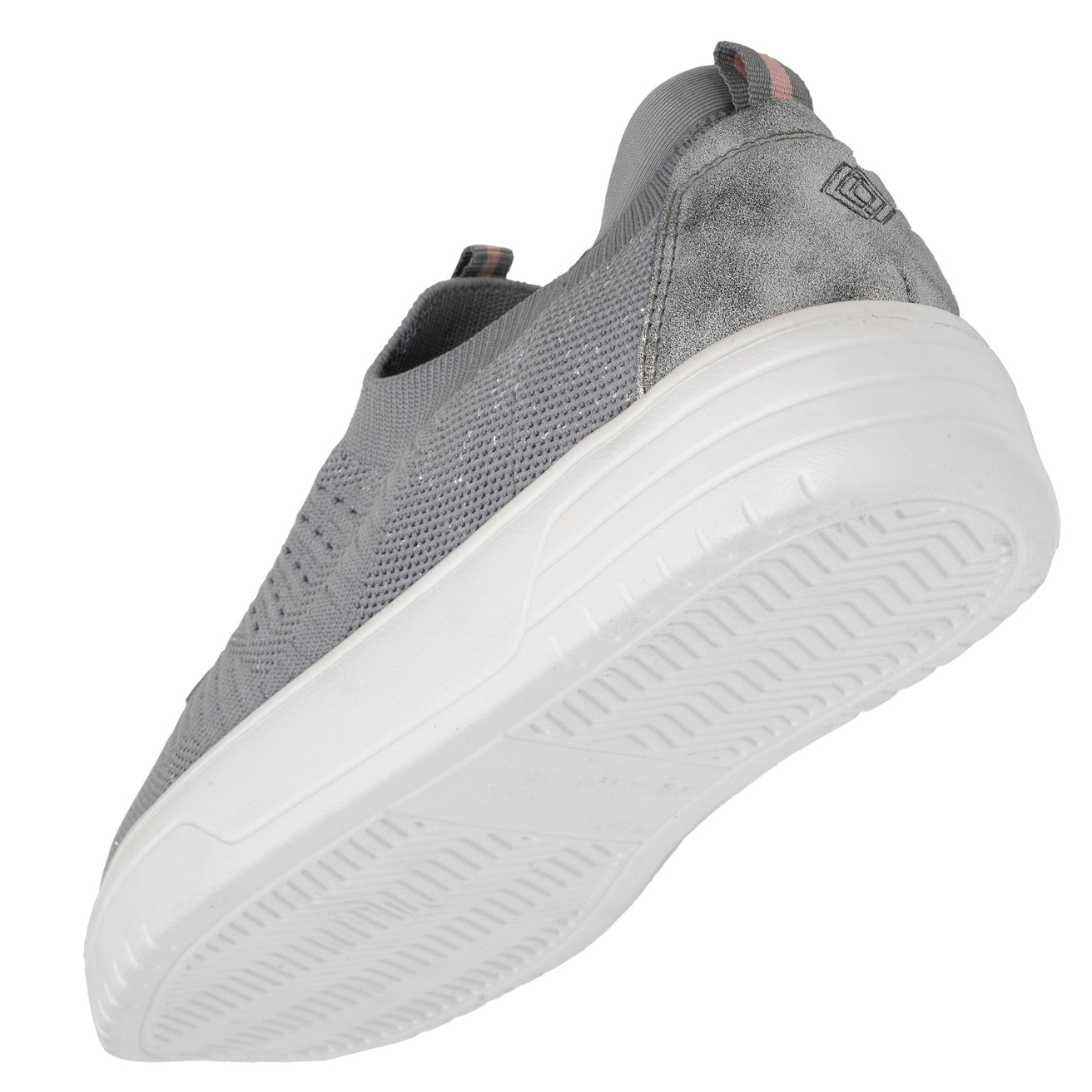 Tenis Mujer slip-on plataforma Gris