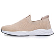Bailarinas Mujer slip-on sport Beige Lurex