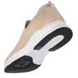 Bailarinas Mujer slip-on sport Beige Lurex