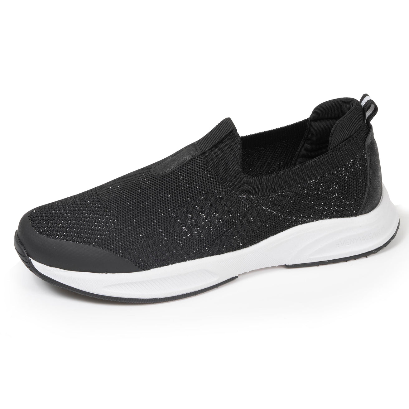 Tenis Mujer slip-on sport Negro Lurex
