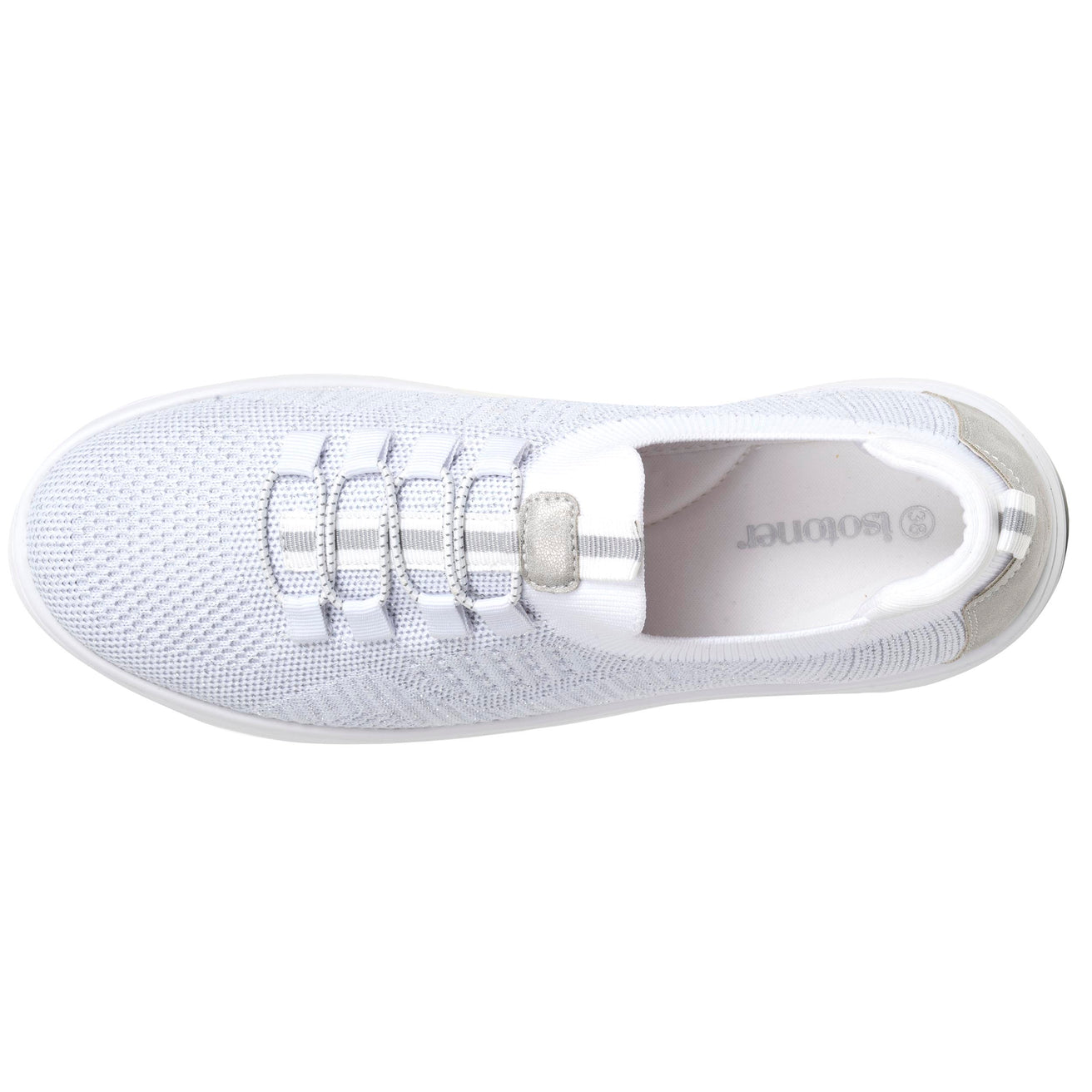 Tenis Mujer slip-on plataforma Blanco