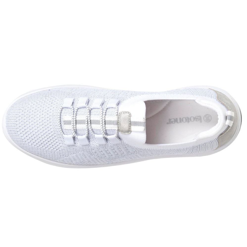 Tenis Mujer slip-on plataforma Blanco - Isotoner