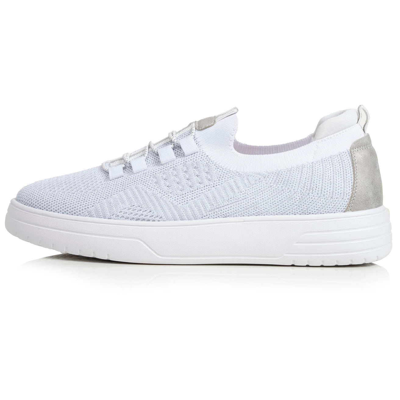 Tenis Mujer slip-on plataforma Blanco