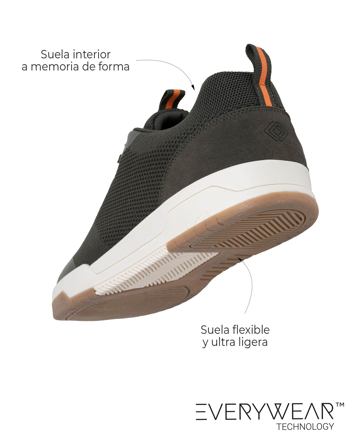 Tenis Hombre cordones Caqui