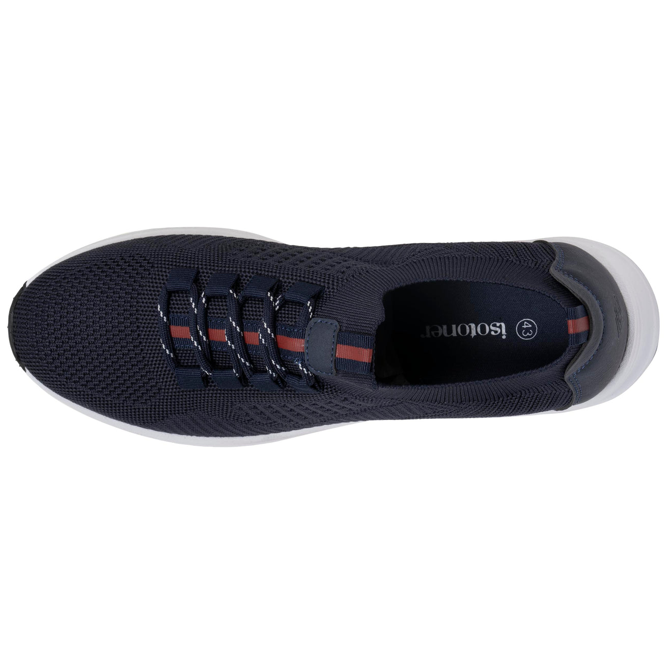 Tenis Confort Hombre slip-on cordones Marino oscuro