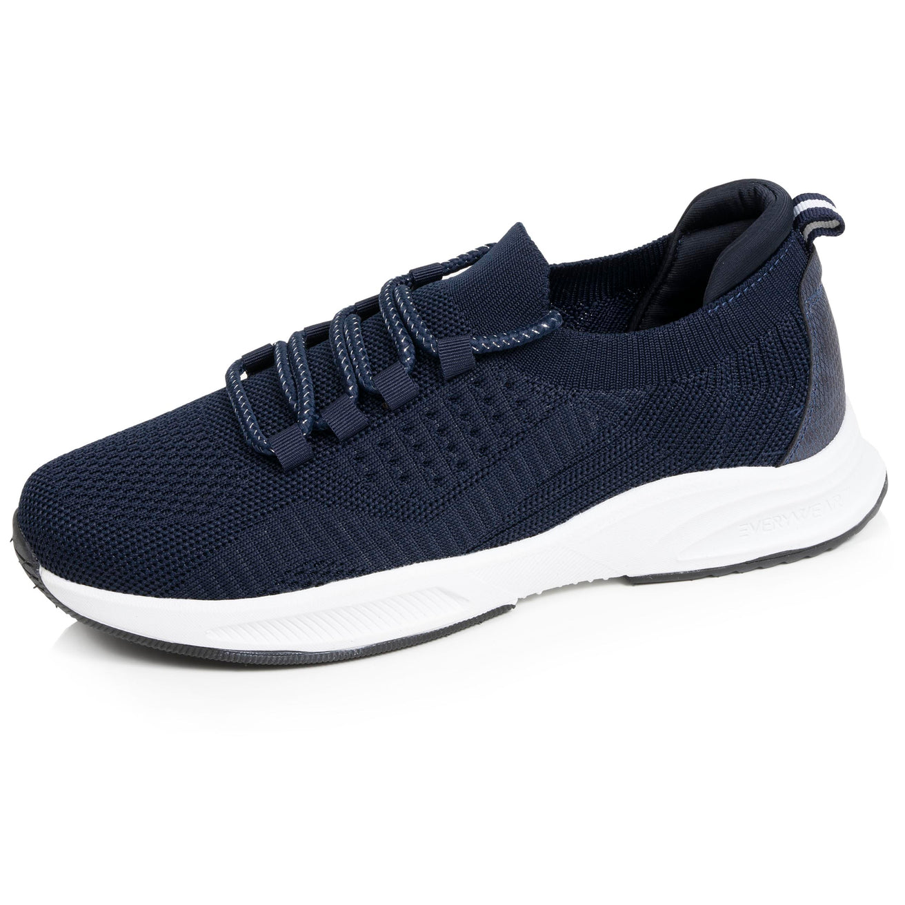 Tenis Confort Mujer slip-on cordones Marino oscuro