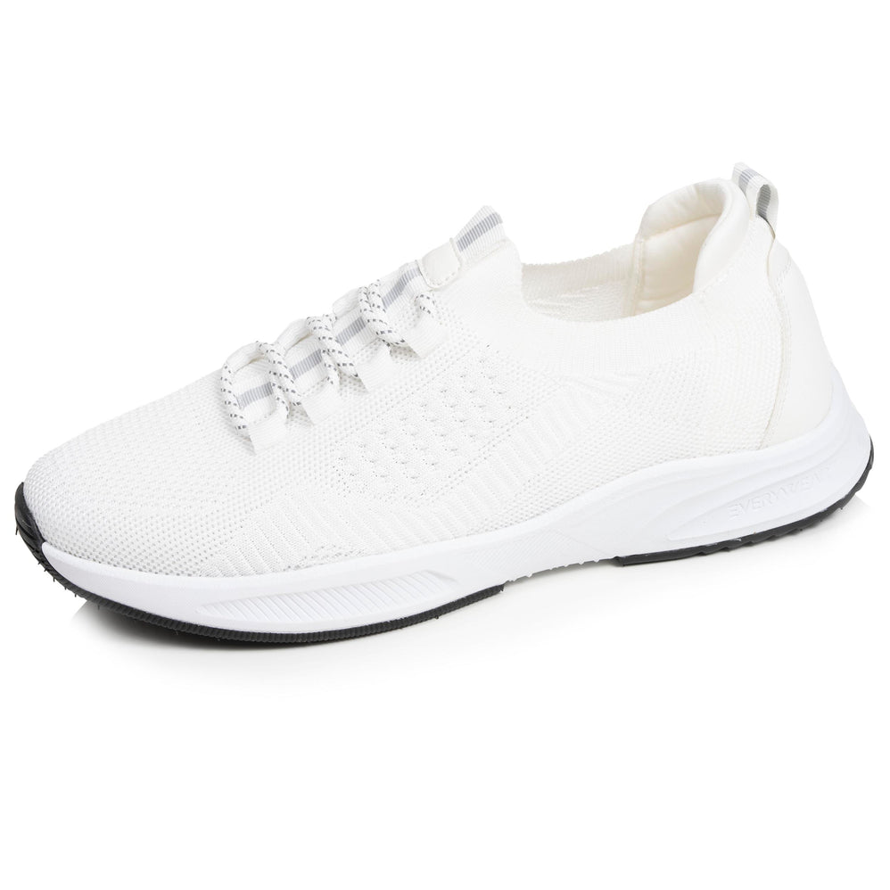 Tenis Confort Hombre slip-on cordones Blanco - Isotoner