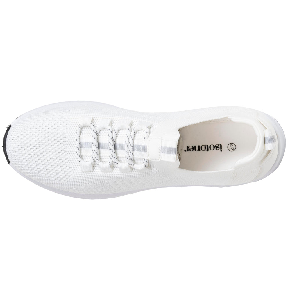 Tenis Confort Hombre slip-on cordones Blanco - Isotoner