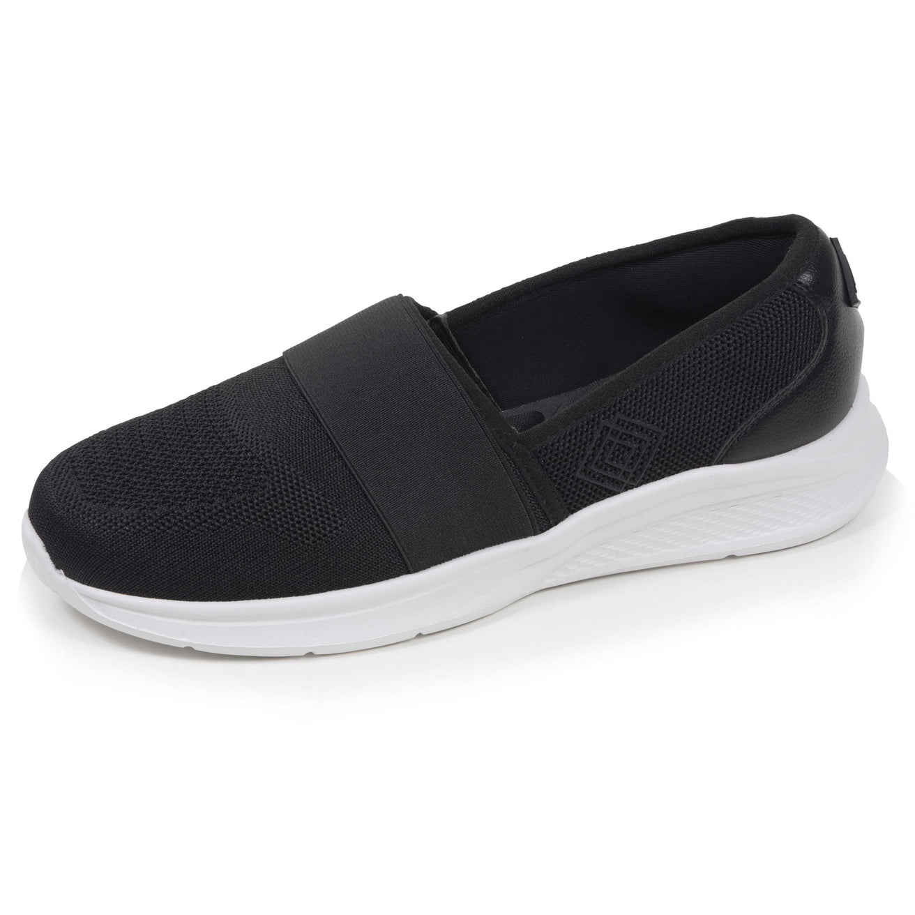 Tenis slippers Mujer elastico Negro