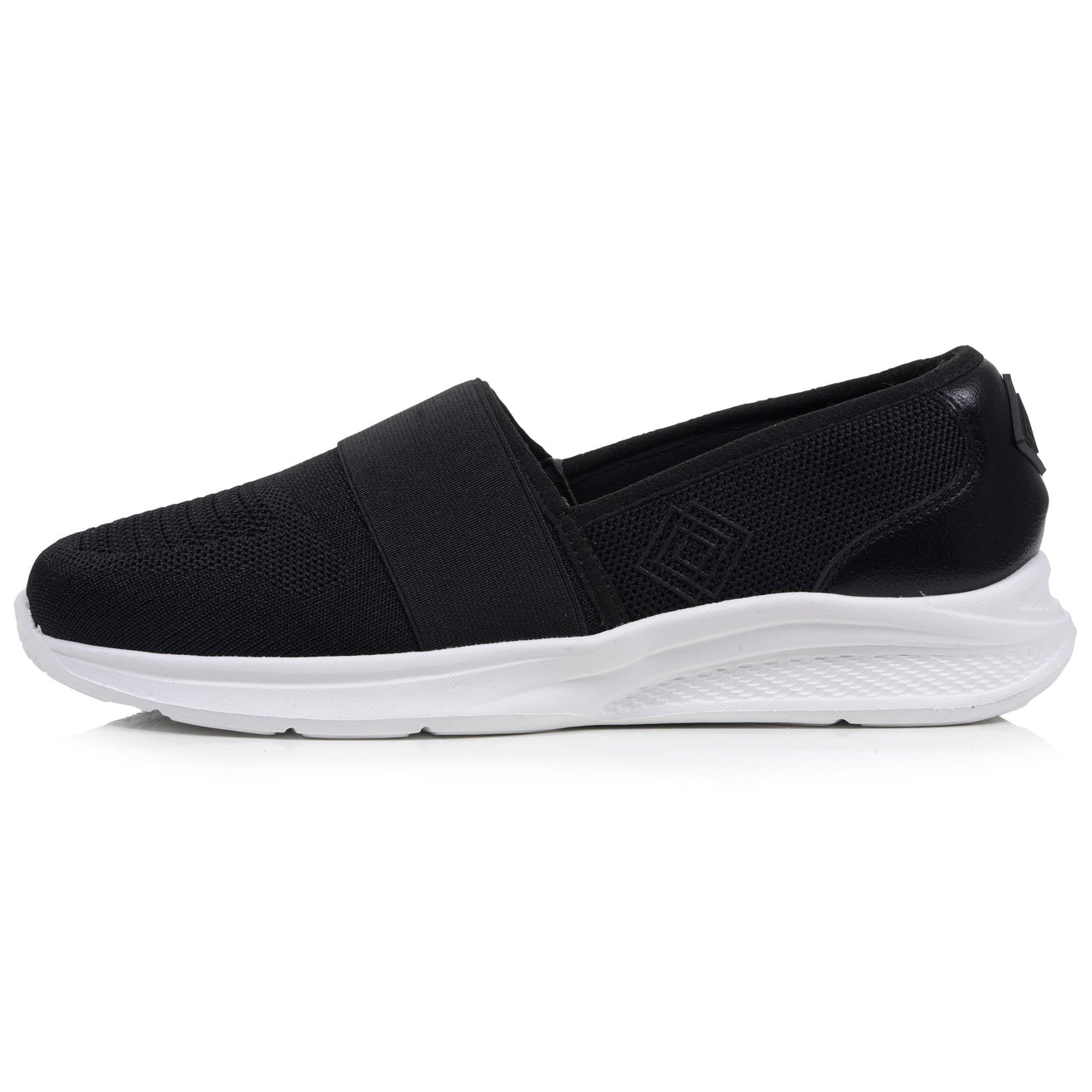 Tenis slippers Mujer elastico Negro