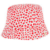 Bob Niños 4-8 años bordado estampado Rayas azules coeurs Isotoner