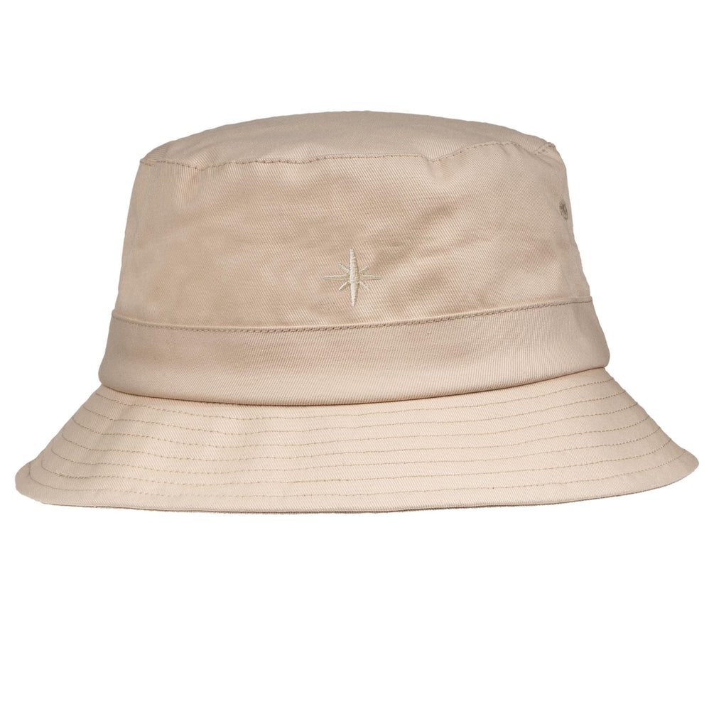 Bob unisex liso bordado Beige - Isotoner