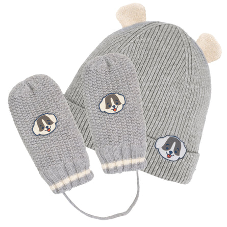 Manoplas Niños malla Soft Touch 2/4 años Gris jaspeado - Isotoner