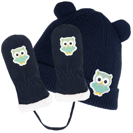 Gorro Niños 2/4 años orejas Marino búho - Isotoner