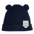Gorro Niños 2/4 años orejas Marino búho